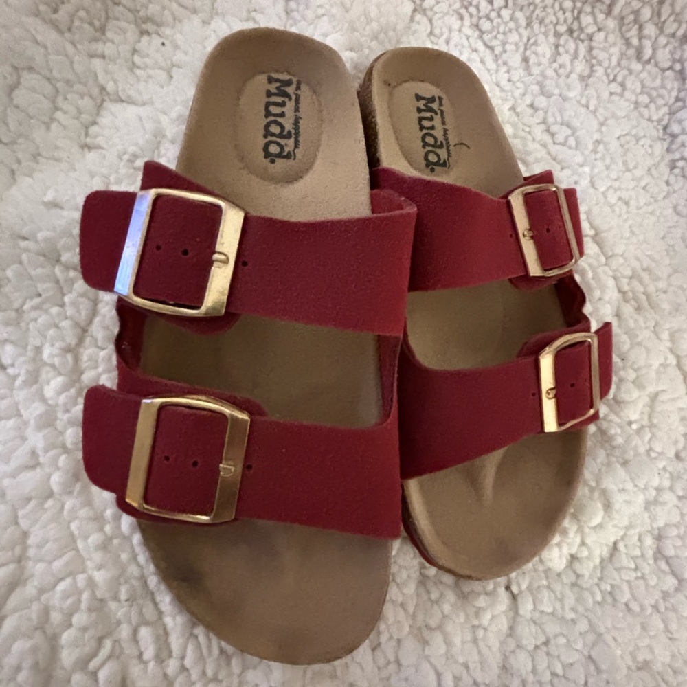 Mudd double buckle sandal